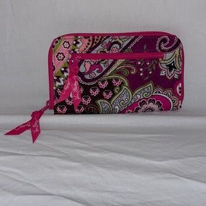 Very Berry Paisley Vera Bradley check book wallet